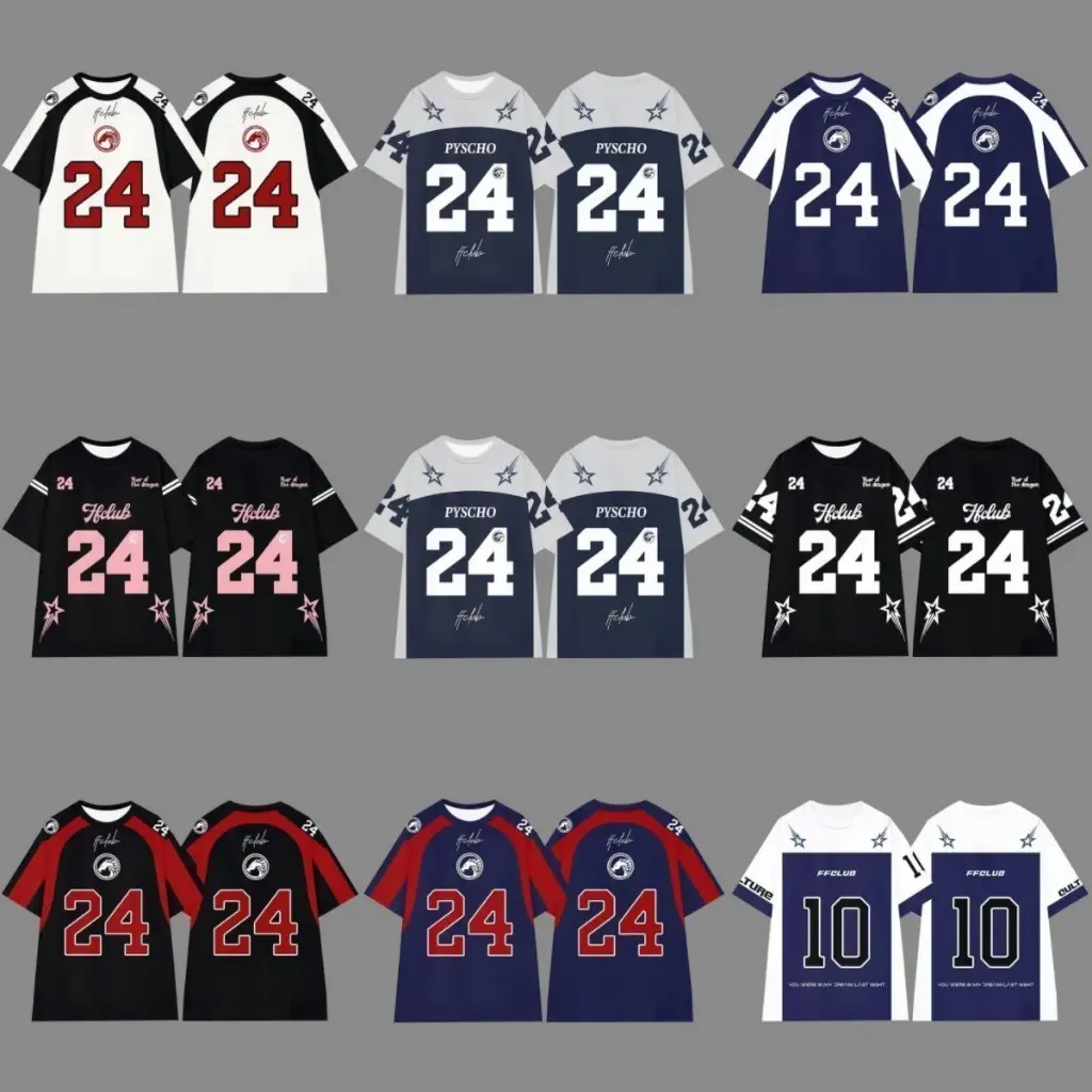 Men and Women Free Custom Name and Number Baju Dry T-shirt Standard Sublimation Jersey Custom Name Baju Completely Sublimation Shirt