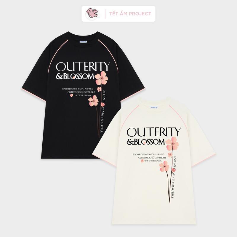  Áo Thun Outerity Blossom   Unisex Localbrand 2024 