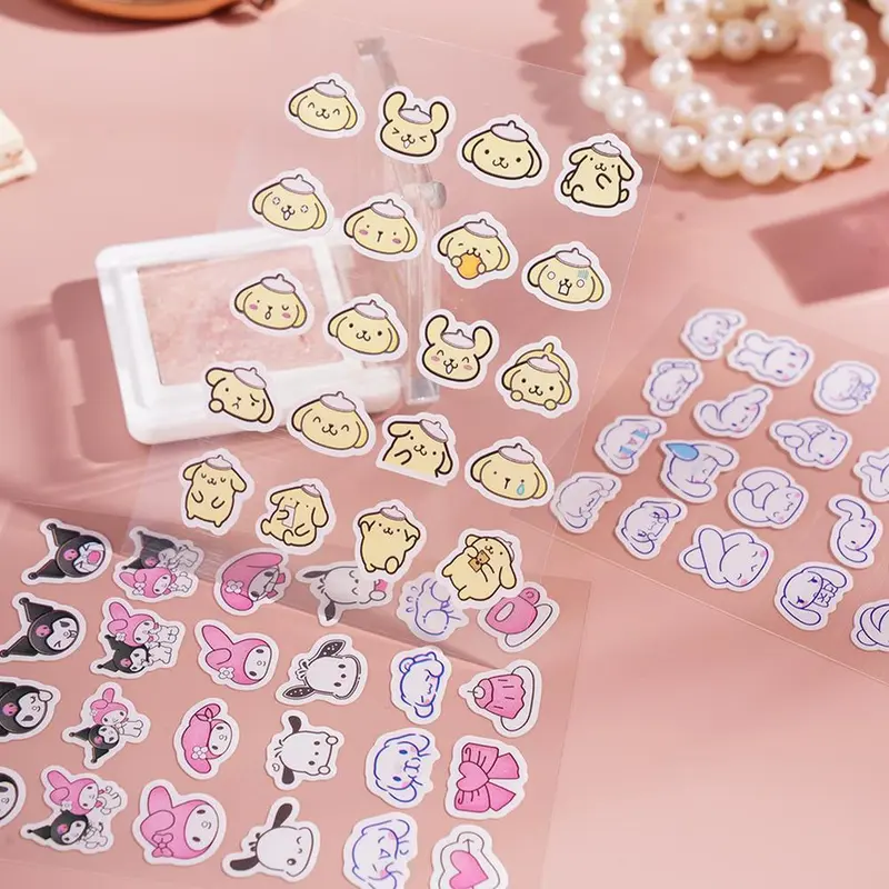 Cartoon Cat Face Colorful Stickers, Cute Acne Stickers Blemishes Improve Cover Face Acne A1C0 4