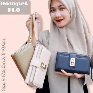 DOMPET LIPAT PANJANG FLO Kartu Uang