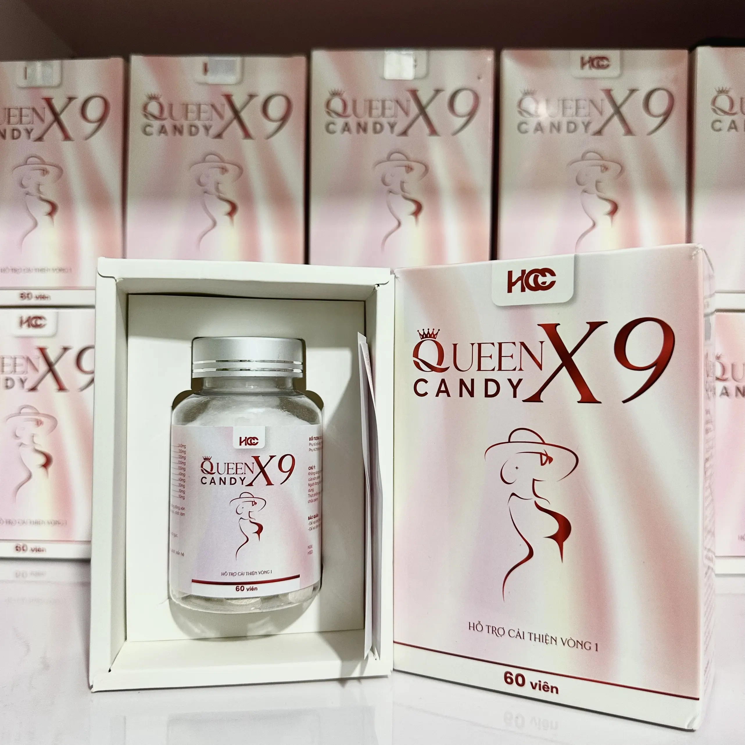 COMBO (2-5) hộp Kẹo ngậm t...o v1 cải thiện tự tin ( có che tên)