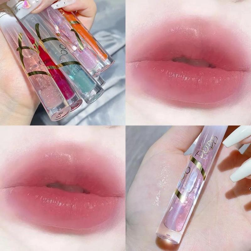 Son Bóng Tráng Gương Thủy Tinh Bầu Trời Đầy Sao TOOT DODO Lấp Lánh Dầu Dưỡng Môi Trong Suốt Son Kem Dưỡng Ẩm Son Môi