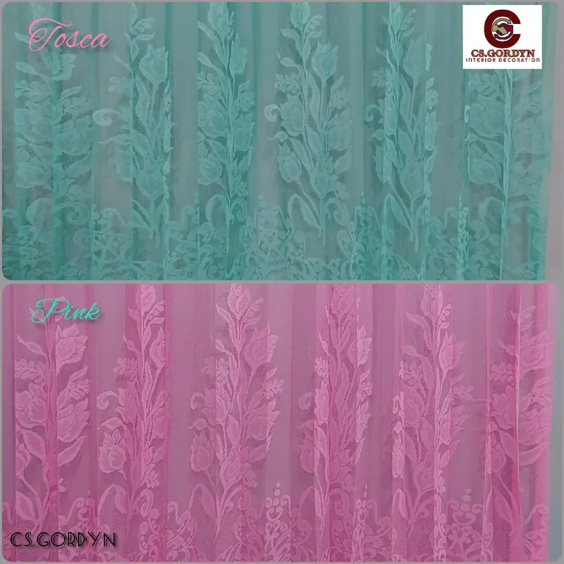Gorden Vitrase Tulip pink tosca puring gorden siang 3