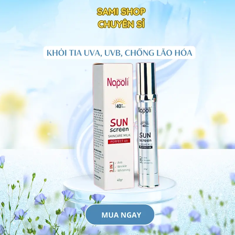 Kem Chống Nắng Napoli 40g Hải Âu Việt Chính Hãng 4