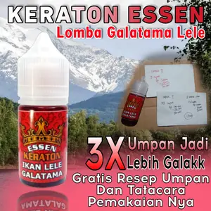 Super Premium KERATON Essen Lomba Galatama Ikan Lele Paling Gacor, Essen Ikan Lele Indukan Babon Paling Ampuh, Essen Ikan Lele Paling Gacor Media Cacing, Essen Ikan Lele Siang Malam Paling Bagus 30ml