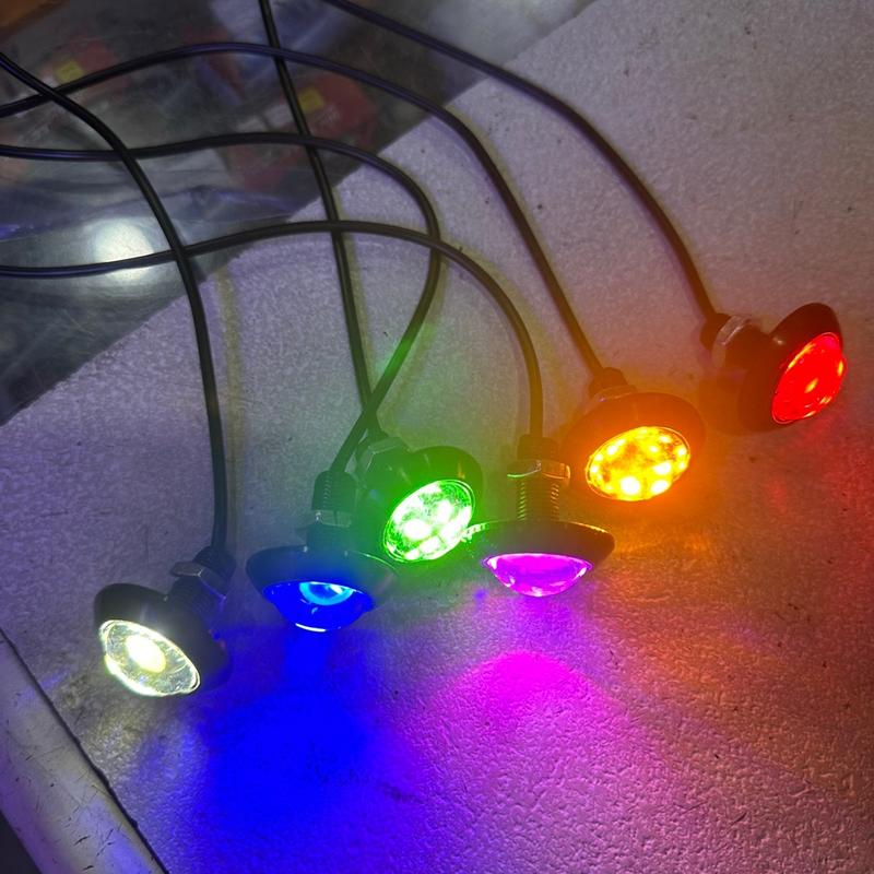  Đèn LED tín hiệu CHỈ DÙNG ĐIỆN 24V THÔI  kiểu cúc áo to,dành cho  xe tải 