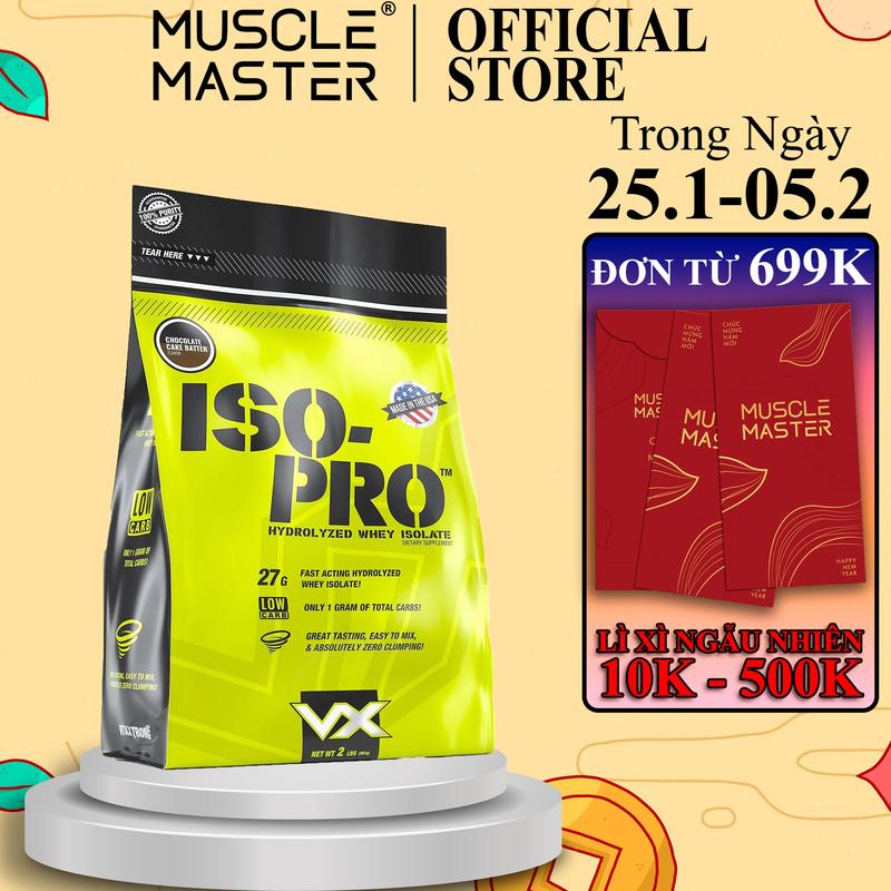 Sữa Bột VitaXtrong ISO PRO 2lbs - 100% Hydrolyzed Whey Isolate
