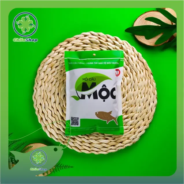 [ CHÌ LÁ SHOP] Mồi Lục Mộc (gói 200gram) - Mồi Câu Cá Rô Phi