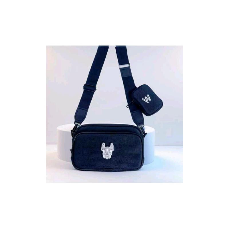 Túi nam nữ life work thời trang da chống nước dây đeo bản lớn mềm mịn size 20*16*6 cm túi vai mcm túi đeo chéo nam túi đeo 4