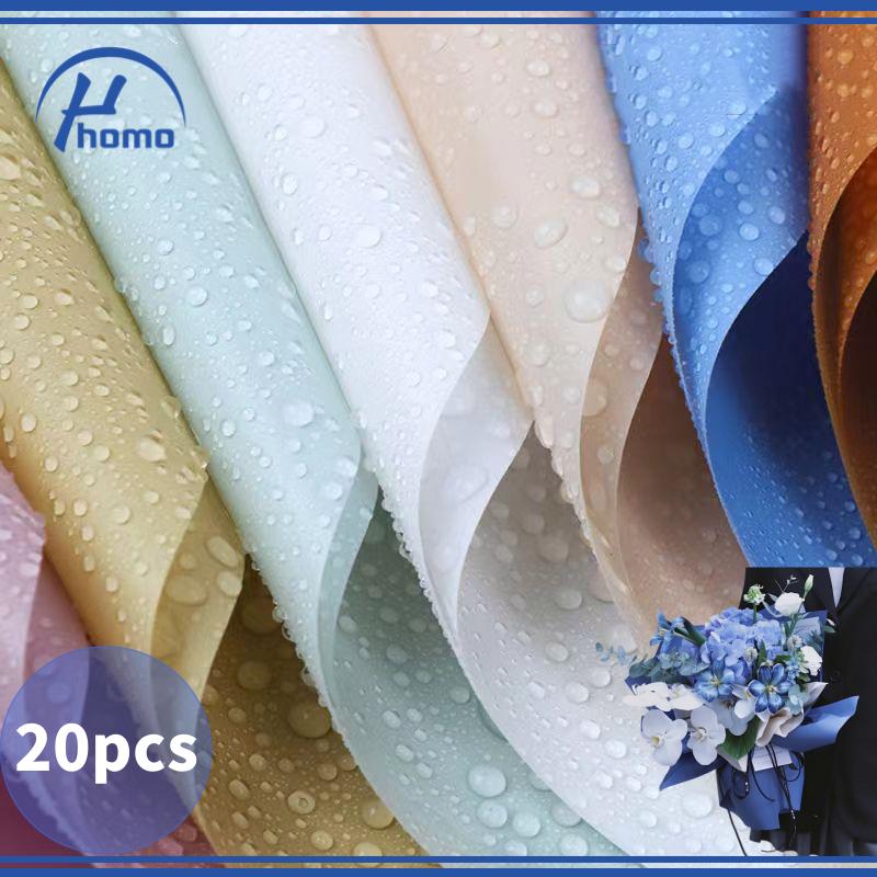 (20pcs)Monochrome Wrapping Floral Paper Semi-permeable Matte - TikTok ...