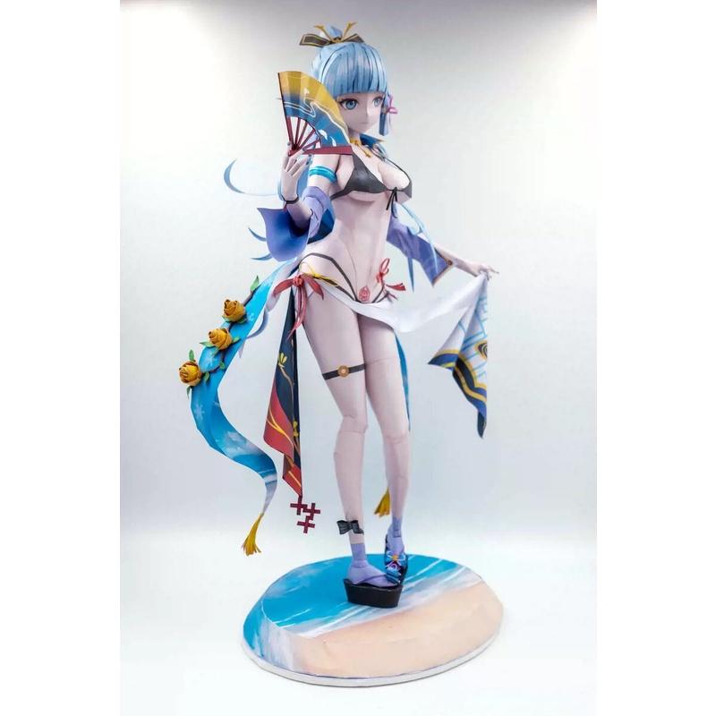 Mô hình giấy anime girl Kamisato Ayaka Bikini/Swimsuit  Anime Game [Genshin Impact] 1