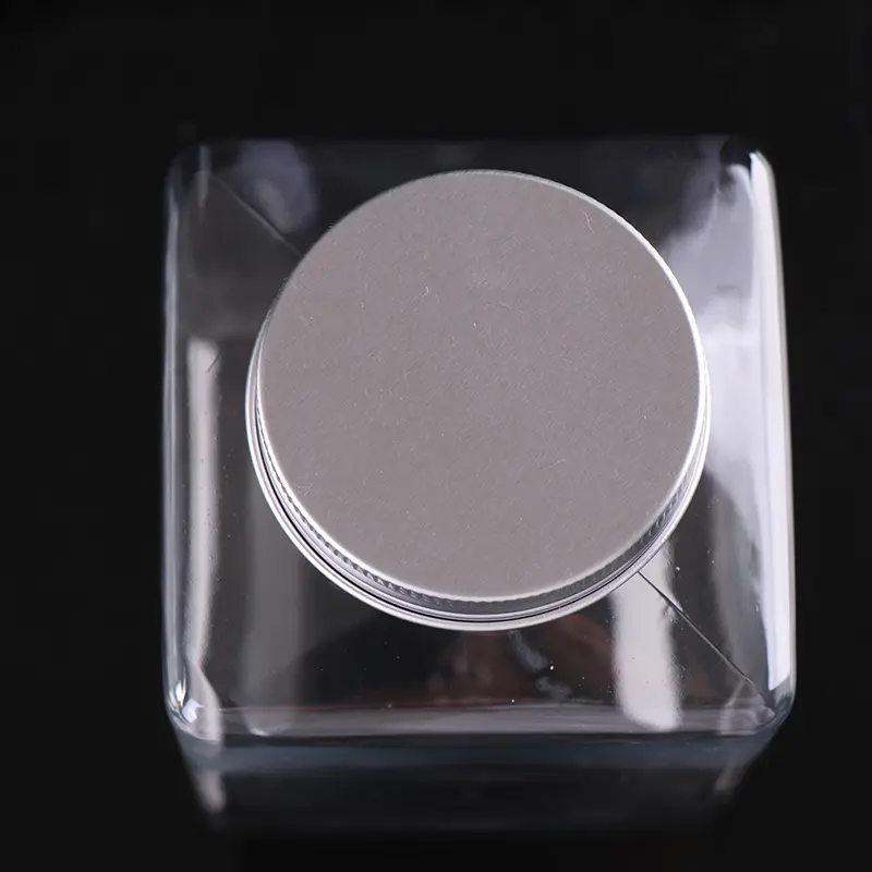Chai nhựa PET 500ML, hộp đựng dùng một lần có nắp Màu bạc , nắp nước trái cây 7