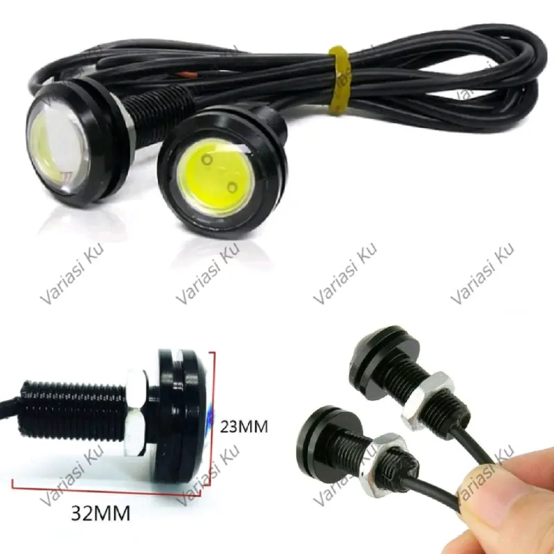 LAMPU EAGLE EYE SOROT MATA ELANG SEIN SEN RETING MINI PROJI PLASMA COB POWER BRIGHT CUSTOME MOBIL MOTOR KOLONG TEMBAK KOTA SENJA Baut Bumper Motorcycle Waterproof 2