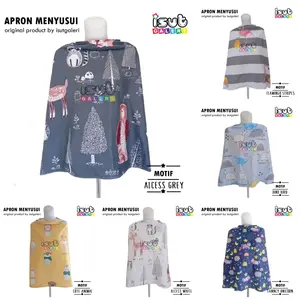 Celemek Apron Menyusui Bayi / cover ASI baju penutup menyusui MPASI susu bayi bunda