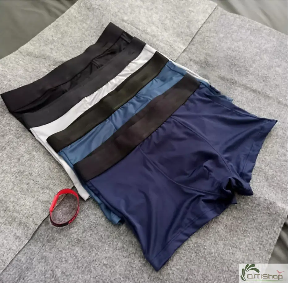 Combo 4 Quần Sịp Đùi Nam Co Giãn Thoáng Khí - Boxer Nam Thun Cotton Mềm Mịn