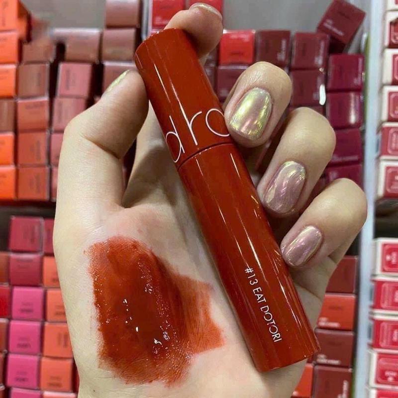 Son Romand Juicy Tint màu 13 Eat Dotori đỏ gạch
