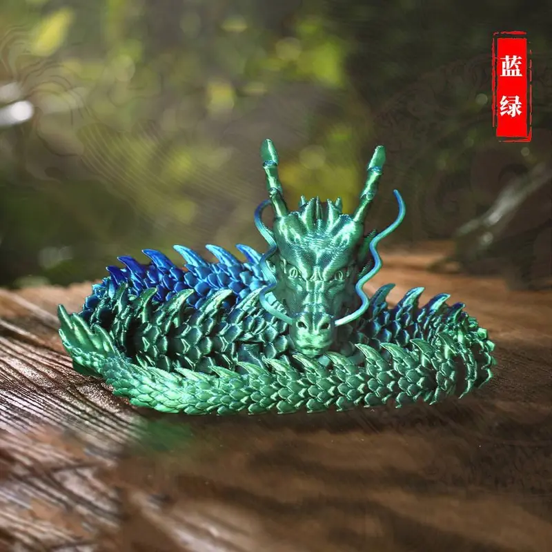 Đồ Chơi Rồng Trung Quốc In 3D, Cực Lớn, Có Thể Di Chuyển, Bán Chạy, Rồng Vàng, Đồ Trang Trí Phong Cảnh Đá, Rồng, Năm 2025 5