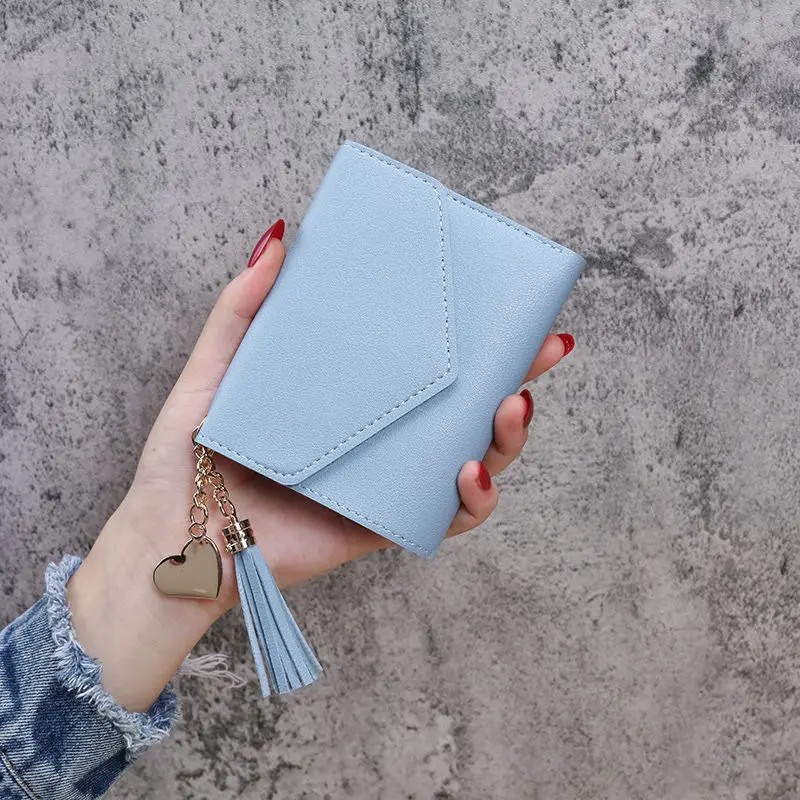 New Women's Short Multi-slot Women's Small Wallet, Mini Student Small Hand Bag, Fashionable Coin Purse, Clutch Bag