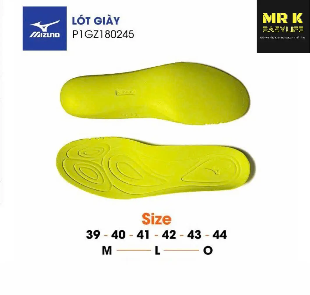 Miếng Lót Giày MIZUNO EVA Cao Cấp cho Từng Bước Di Chuyển, giày bóng đá, giày thể thao