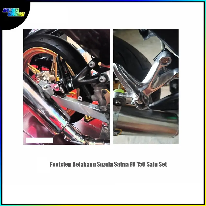 Step Belakang Satria FU Footstep Fostep Bostep Postep Satria FU 5 Varian Warna Satu Set Motor Motor Motorcycle 1