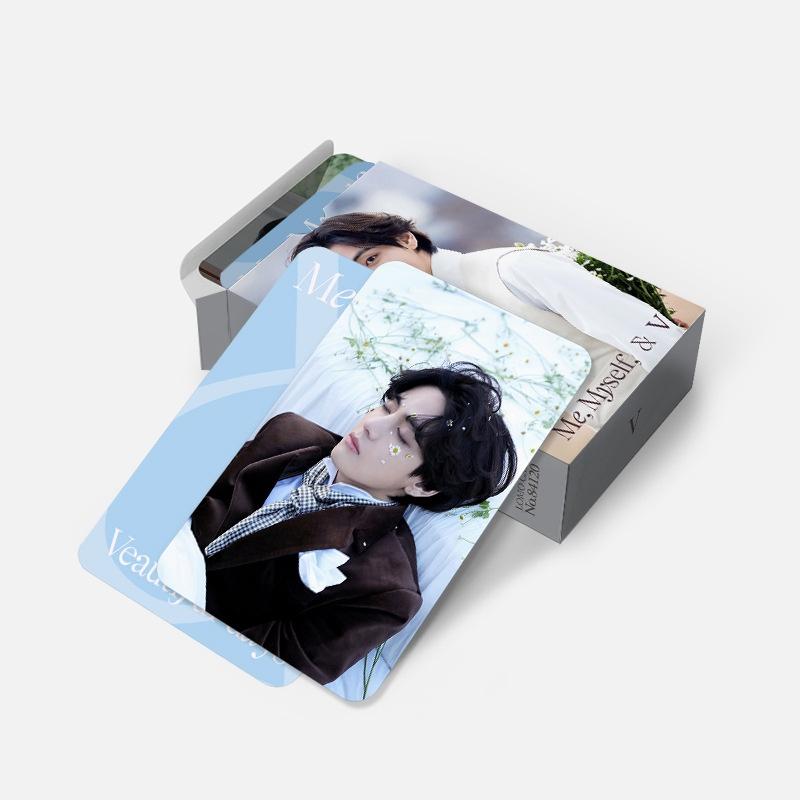Thẻ Lomo Solo, 60 Cái / hộp, Nhóm Nhạc BTS V và SUGA, Album Đường Đến D-DAY, Thẻ JHOPE SUGA J-HOPE, Kim Tae Hyung Bưu Thiếp, Thiết Kế Bản Thân 8