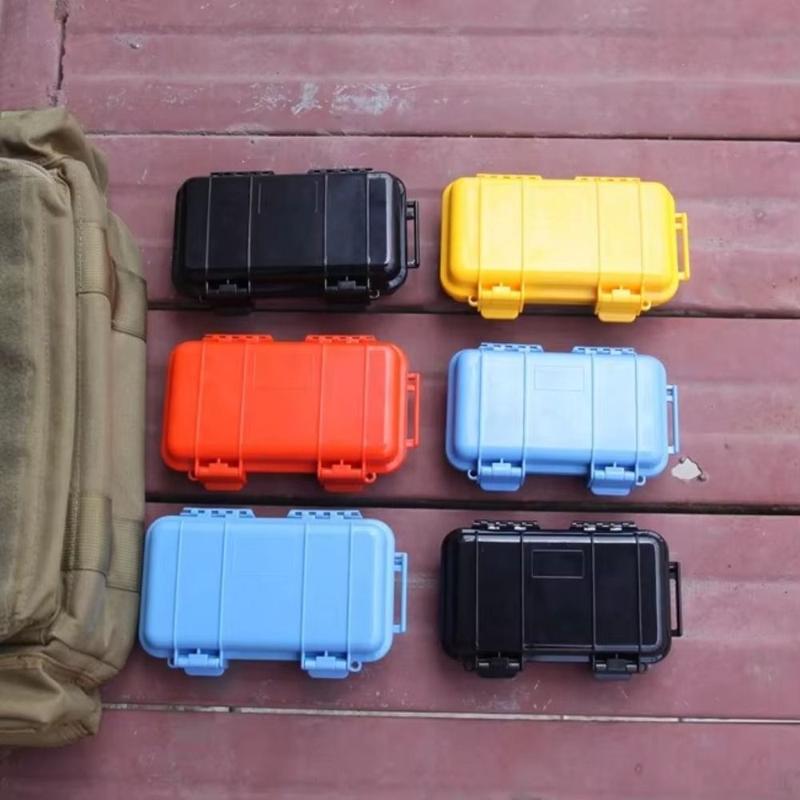 Versatile 4 Color Outdoor Storage Carry Box ABS Shockproof Survival Airtight Case Waterproof Fall-resistant Travel Sealed Container 0