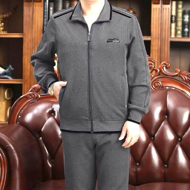 Bộ Quần Áo Nỉ Nam Trung Niên Tặng Bố Chất Dày Dặn Mềm Mịn K Xù  Menswear 7
