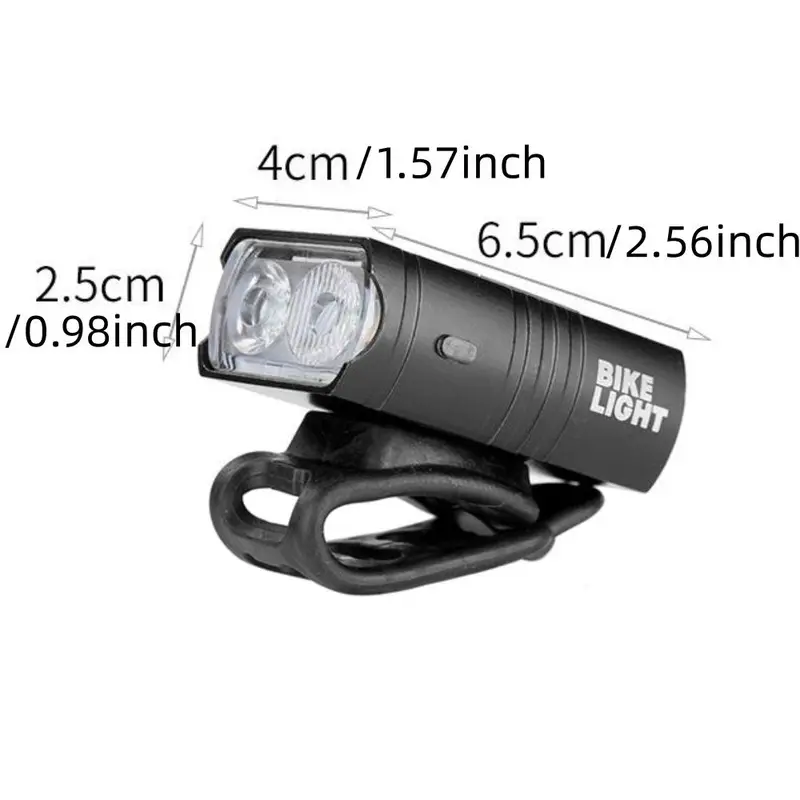 USB Rechargeable Bike Light, High Brightness Bicycle Headlight, Professional Lighting Equipment For Night Riding 1