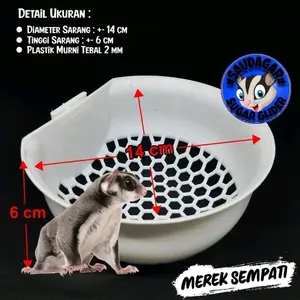 Batok plastik sugar glider/sleeping pouch sugar glider