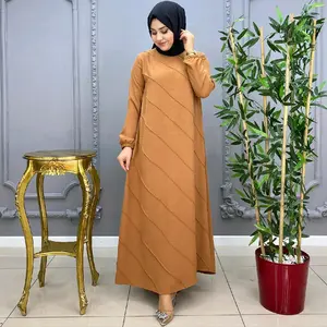 Gamis Turki GEA mewah simple cringkle airflow super jumbo LD 110 120 130 140 150 Muslim Putih Crinkle Wanita Dress Syari