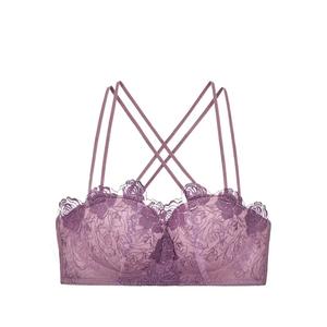 Bộ Áo Ngực, Phiên Bản Chính Hãng Taro Màu Tím, Gợi Cảm, Dễ Thương, Tăng Cường Ngực, Vẻ Đẹp Lưng Nhìn, Áo Ngực Nâng Ngực, Đồ Lót, Thích Hợp Cho Các Cô Gái Trẻ