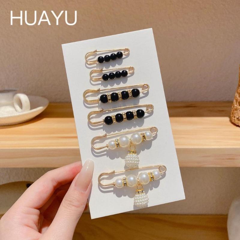 Bộ Ghim Cài Áo Khóa Chống Lóa, Thời Trang Hàn Quốc, Để Cố Định Quần Áo, Thiết Kế Thắt Lưng Mỏng Thay Đổi, Nhiều Mảnh, Thích Hợp Cho Quần Áo 6