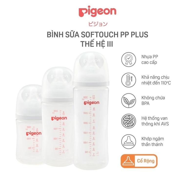 [LIVE] Sữa Tắm Gội 2 Trong 1 dưỡng ẩm Pigeon 50ml kèm Bình Pigeon PP thế hệ III - Chăm sóc tóc , tắm gội toàn thân cho bé