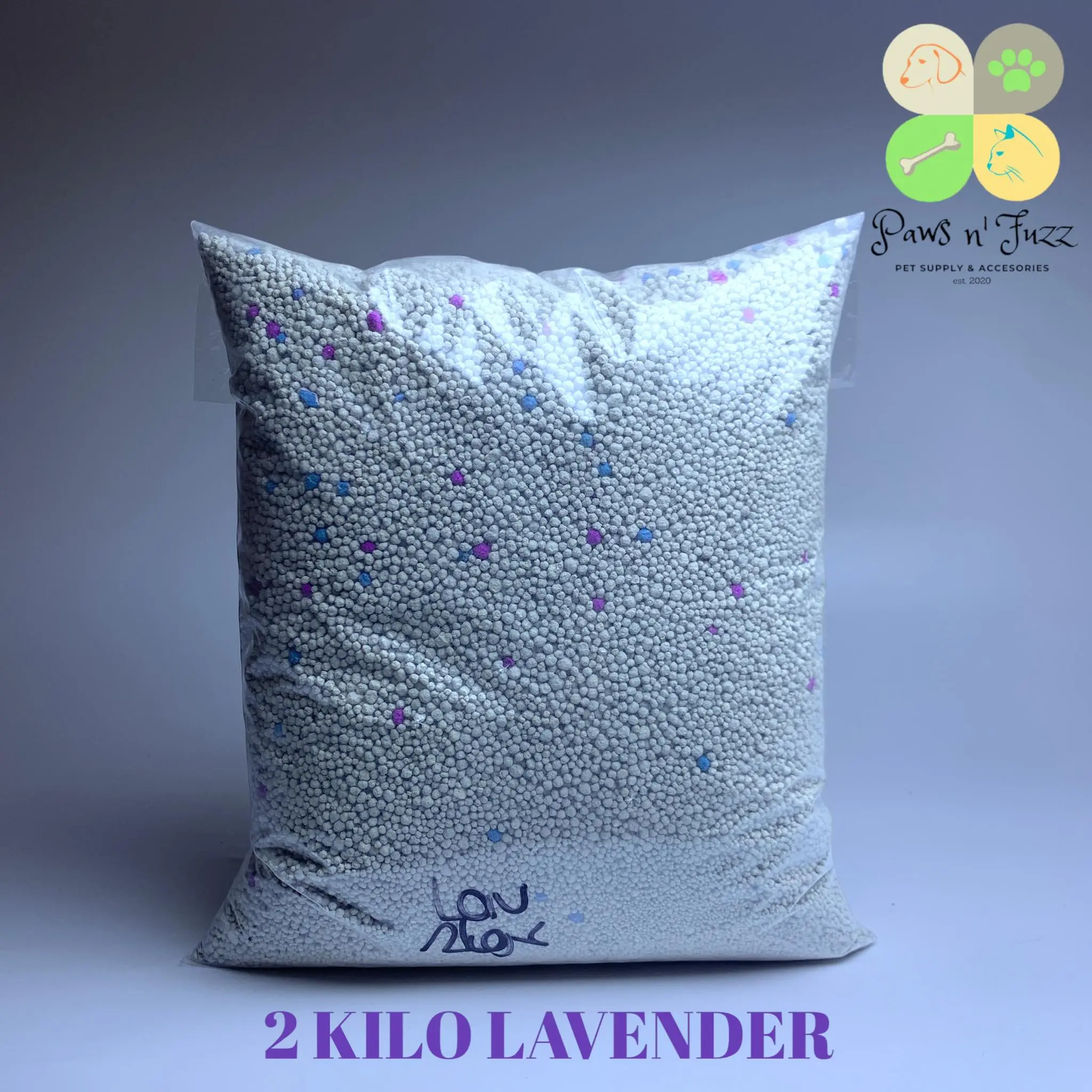 2 KILO CAT LITTER SAND PREMIUM BENTONITE - LAVANDER, LEMON, APPLE, COFFEE, ROSE cat  litter