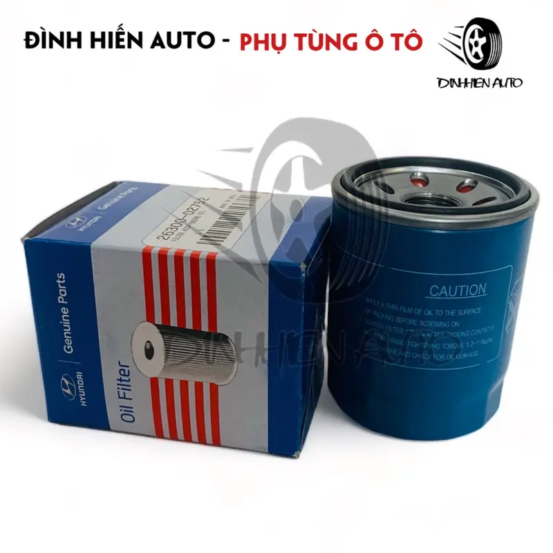 [HÀNG CHÍNH HÃNG] Lọc nhớt, dầu động cơ chính hãng xe Hyundai | Kia: I10, Grand I10, Accent, Venue - Morning, Soluto (Mã: 2630002752 | 26300-02752) 7