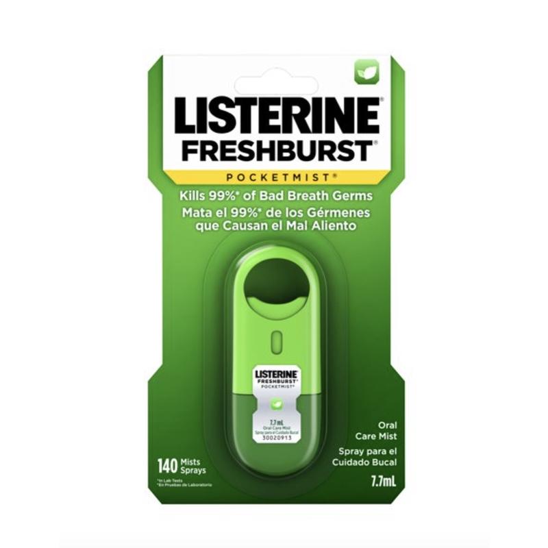 Xịt/Miếng ngậm thơm miệng Listerine bản Mỹ 5