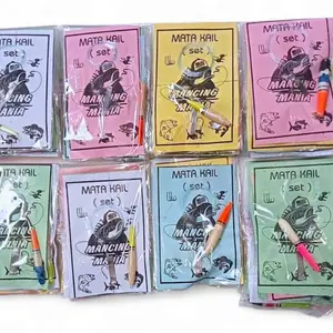 Kail Pancing 1 Set Beserta Pelampung Dan Benang / Kail Pancing Set / Mata Kail Pancing