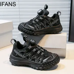 iFans Sepatu Olahraga Anak Laki-Laki Jaring Anti Slip Impor Sneakers Cowok Sepatu