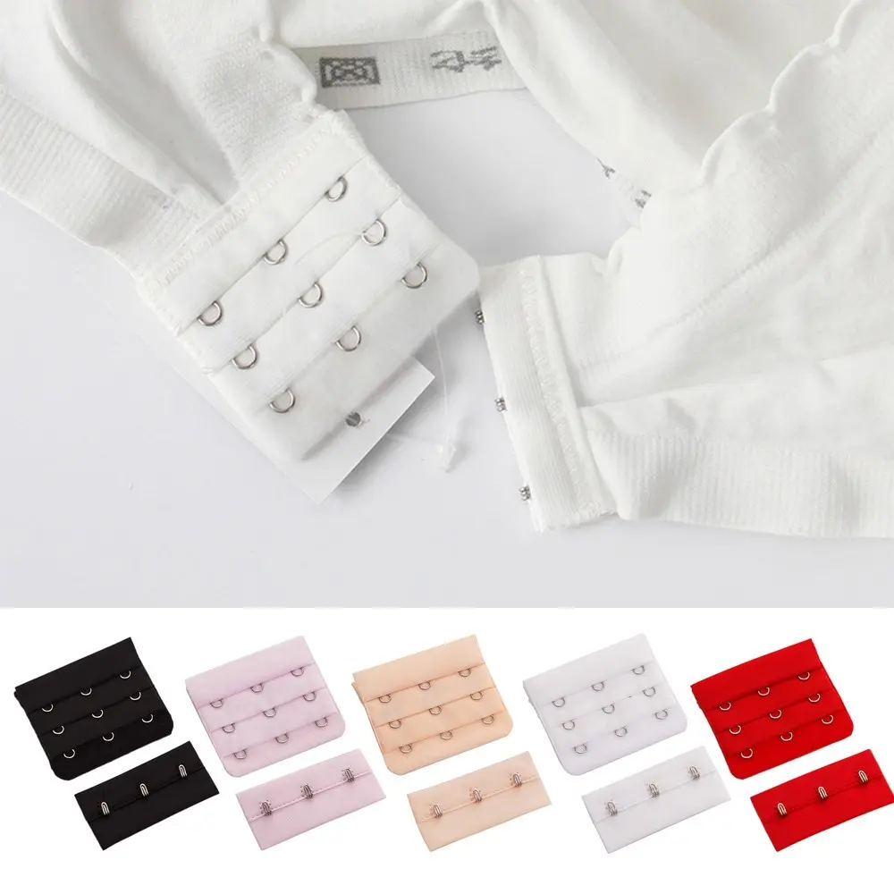 Back Bra Extender Straps 3Hooks 3 Rows Underwear Strapless Accessories