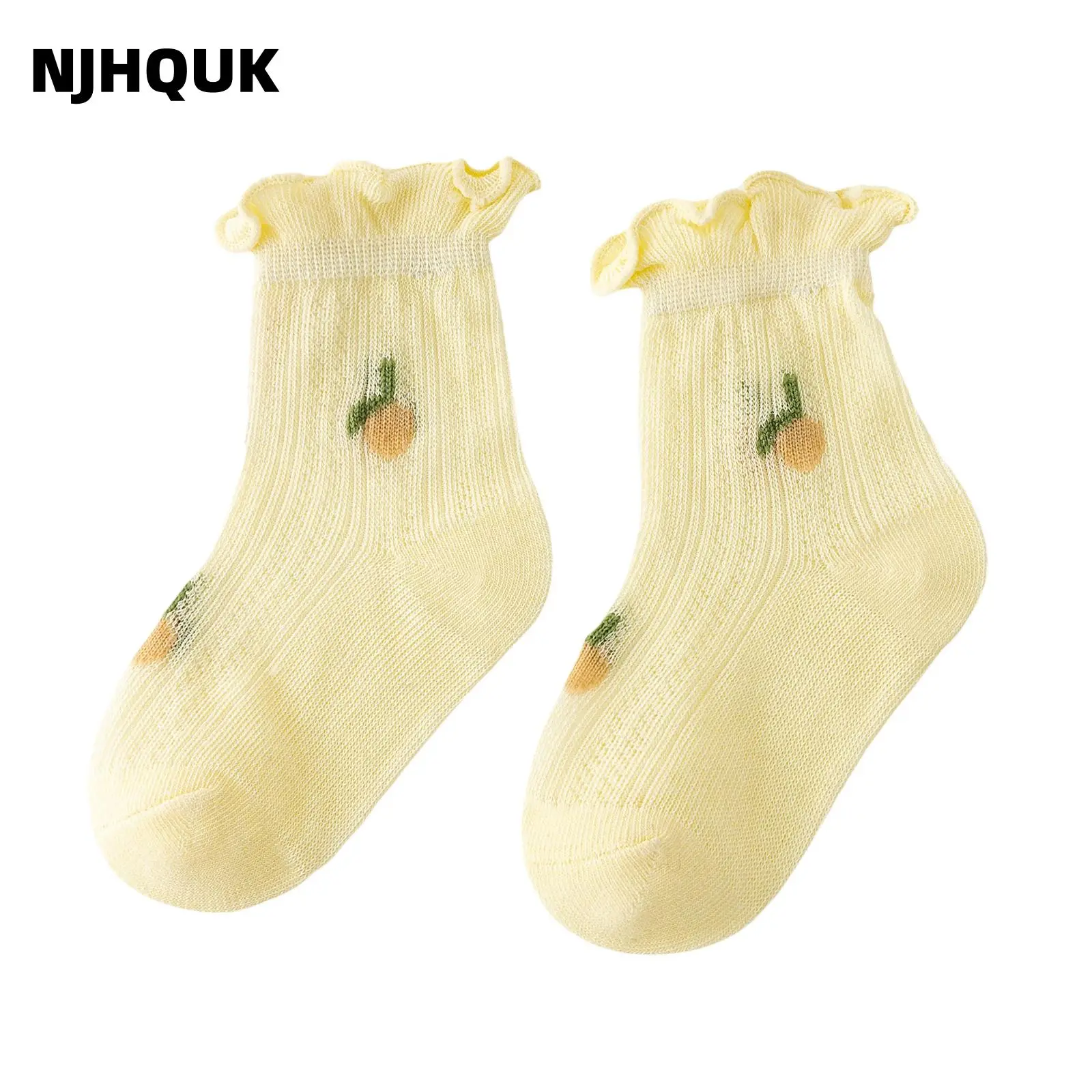 Toddler Baby Girl Frilly Socks Cotton Socks Summer Thin Mesh Socks