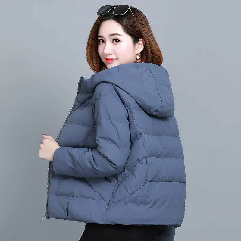 Áo Khoác Mùa Thu / Đông, Áo Khoác Độn Bông Dày Dặn Cho Nữ, Áo Khoác Lông Vũ Ngắn, Phong Cách Hàn Quốc, Dáng Rộng Vừa Vặn, Áo Khoác Bông Campain, Hàng Mới Về, 2024, [Thanh Toán Khi Nhận Hàng] Women Jacket Top