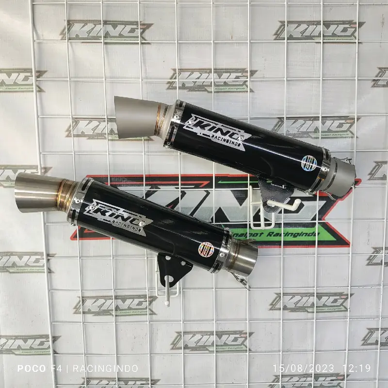 knalpot samlong king original hitam powder coating gratis laser nama Motorcycle 0