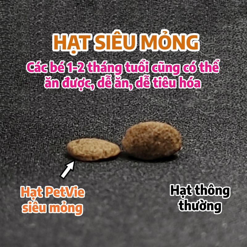 Product Introduction of 3KG hạt Chó Mèo PETVIE bổ sung Dầu Cá Hồi và Rau Củ giúp giảm rụng lông, giảm chảy nước mắt, khỏe mạnh 0