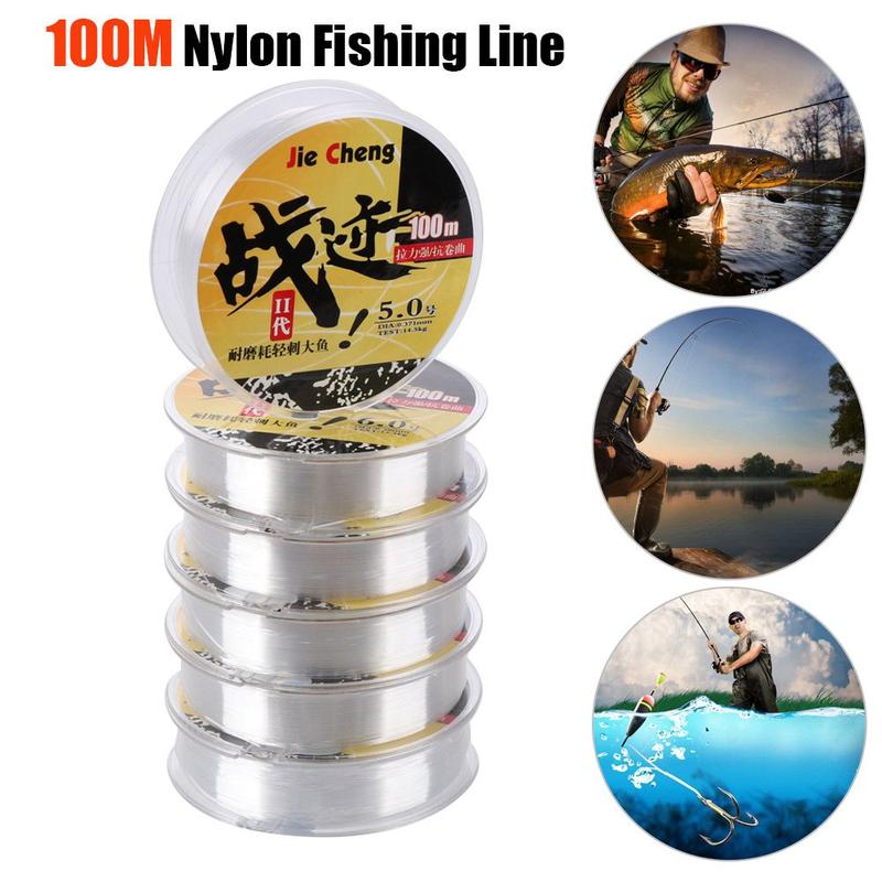 Dây Thừng Chắc Chắn Độ Bền Kéo Cao Dây Mồi Polyester, Cuộn Chỉ Đàn Hồi, Dây Câu Cá, Fluoro Carbon, Thích Hợp Để Câu Cá 0