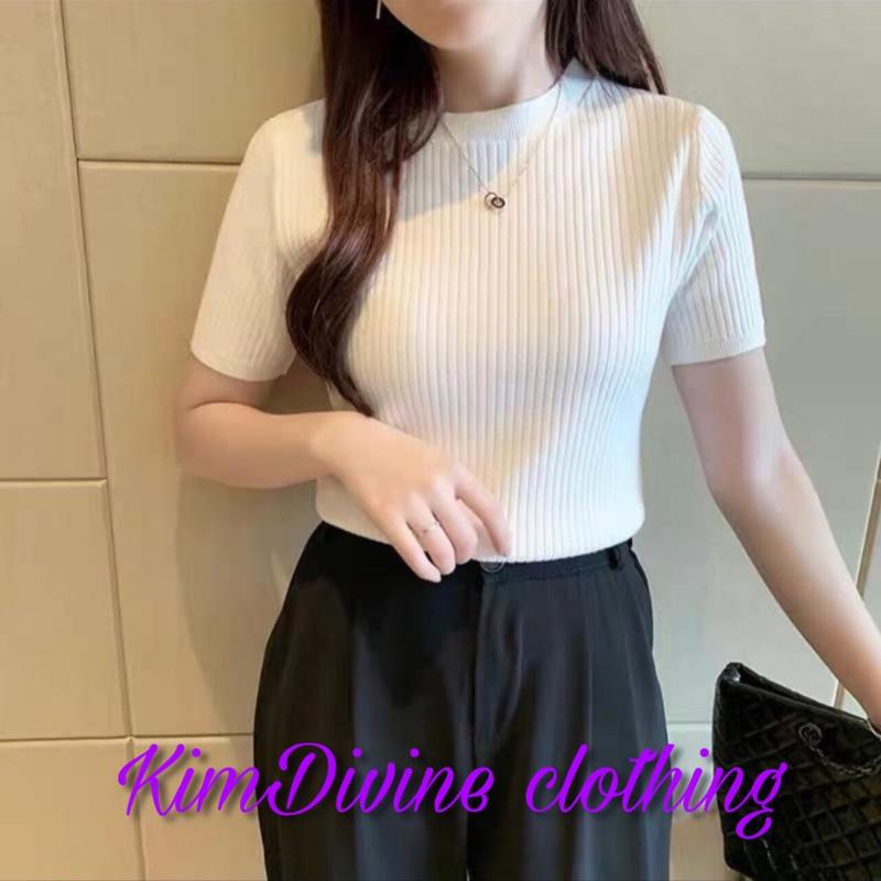 ÁO LEN TĂM NỮ MONGTOGHI CỘC TAY CỔ 3P