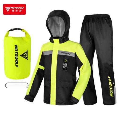  Áo mưa bộ cao cấp MotoWolf MDL0402B chống nước cao cấp 