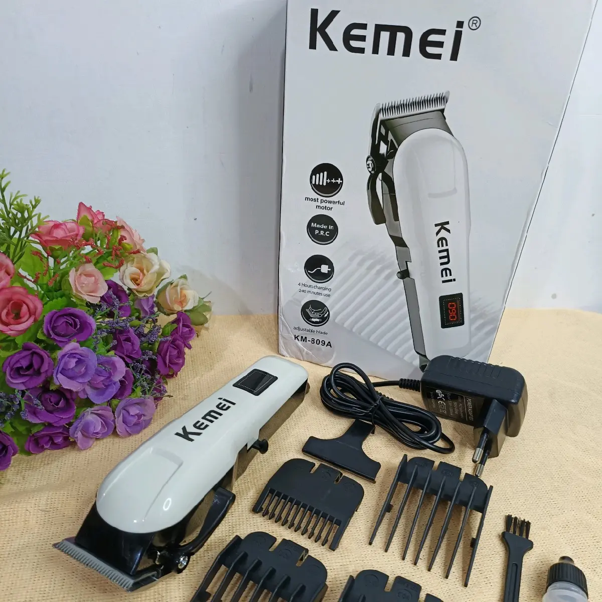 Hair Clipper KEMEI KM-809A | Alat Cukur