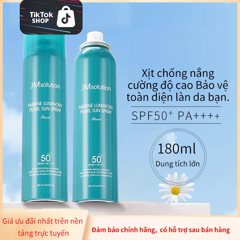 JMsolution Hàn Quốc là dòng sản phẩm xịt chống nắng SPF50+ trắng da và giữ ẩm thích hợp sử dụng cho toàn thân Sản phẩm có kết cấu nhẹ nhàng không nhờn dính bioreuv 0