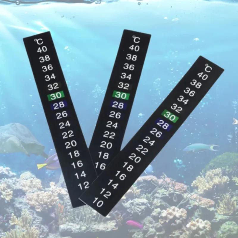 3pcs  Digital Aquarium Fish Tank Fridge Thermometer Sticker Measurement Stickers Temperature Control Tools 1