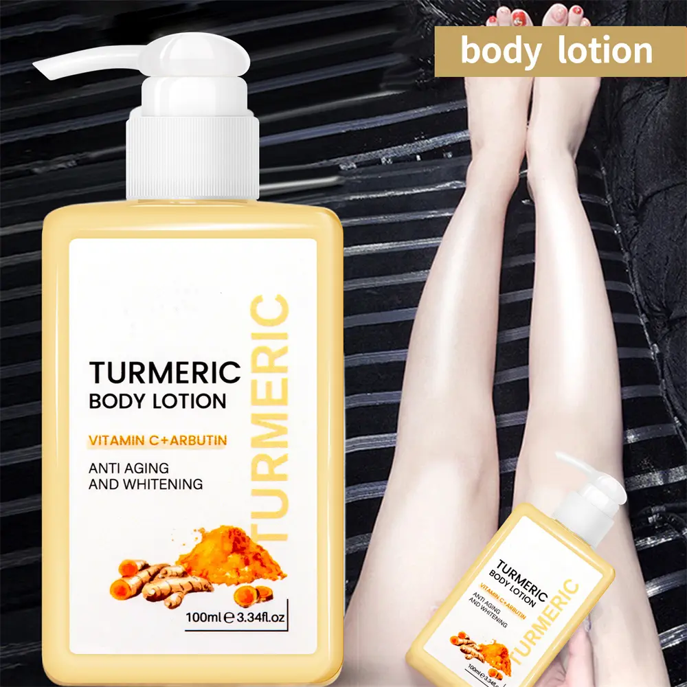 SAUVASINE turmeric body milk back acne whitening brightening skin mild not irritating brightening body milk